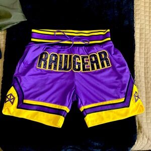 RAWGER front Embroidery Basketball Shorts